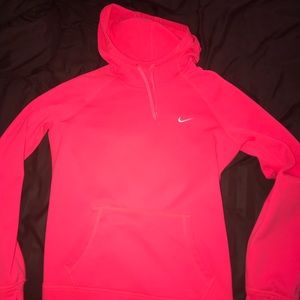 NEON PINK NIKE HOODIE